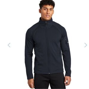 NWT The North Face Mountain Peaks Full-Zip Fleece Jacket Mens blue Sz Medium